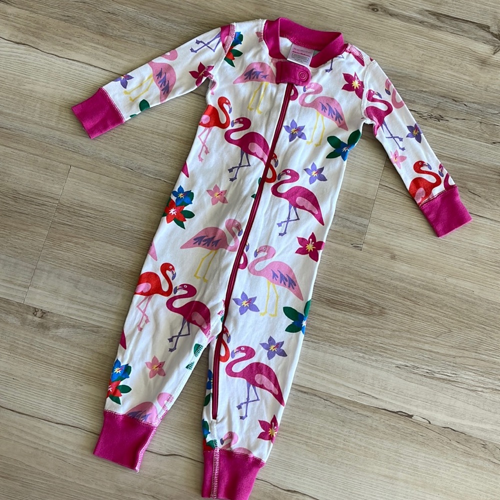 Hanna Andersson flamingo 🦩 zip ups